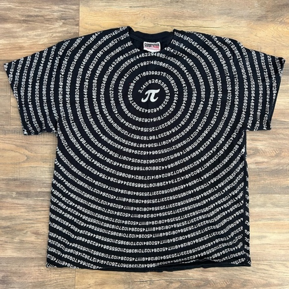 ComputerGear National Pi Day 3.14 All Over Print Graphic Tee XL